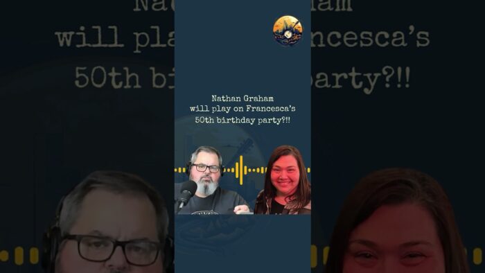 Francesca shares how Nathan Graham is apparently now playing her 50th birthday party! #nathangraham