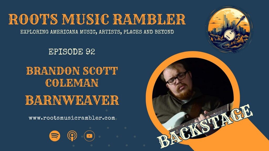BACKSTAGE: Cincinnati-based folk rock band Barnweaver guitarist Brandon Scott Coleman